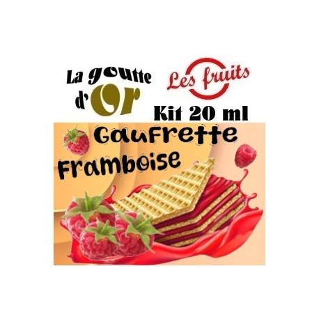 GAUFRETTE FRAMBOISE - KITS 20 ML