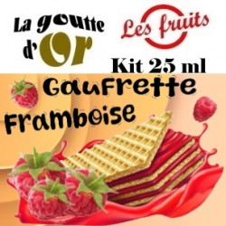 GAUFRETTE FRAMBOISE - KIT 25 ML