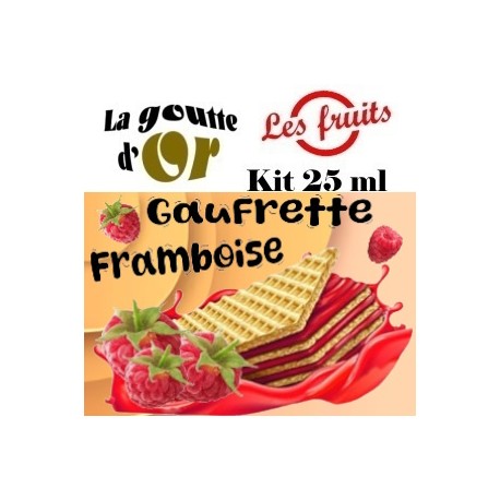 GAUFRETTE FRAMBOISE - KIT 25 ML