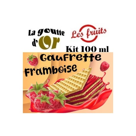 GAUFRETTE FRAMBOISE - KITS 100 ML